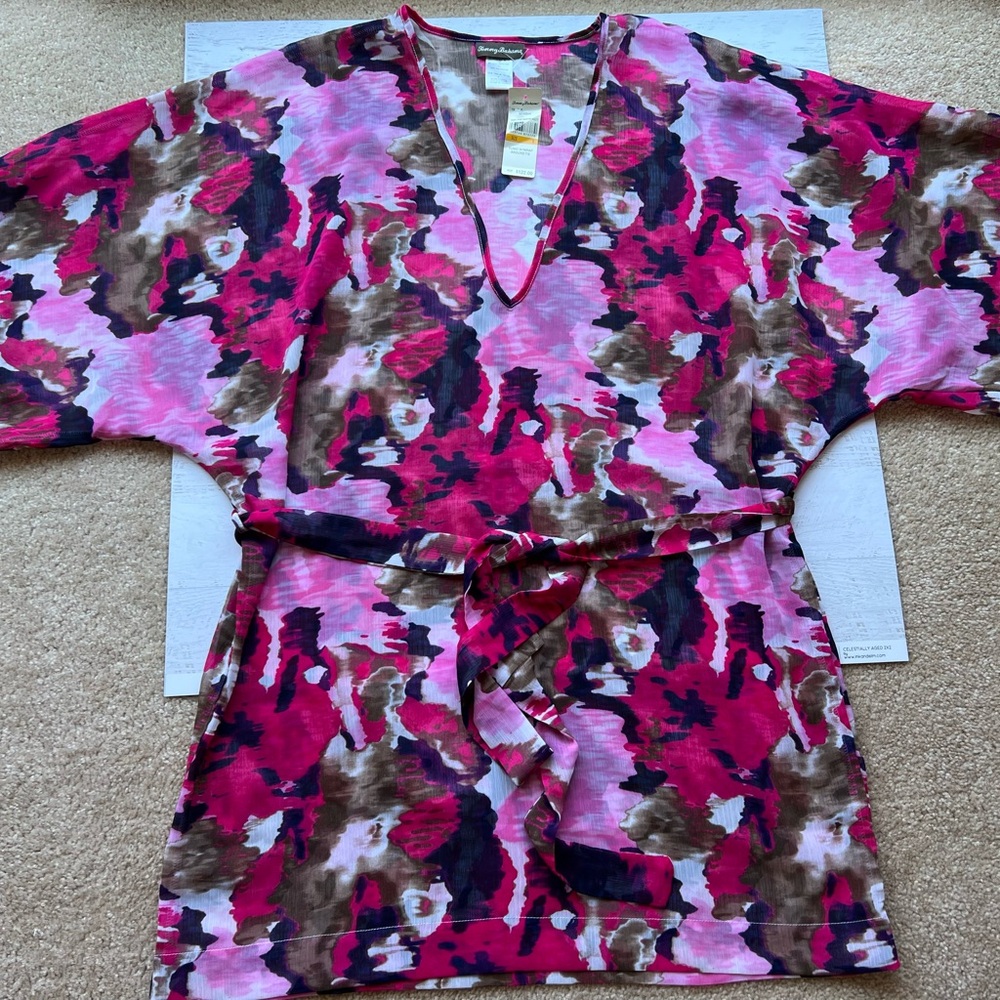 Brand new with tags Tommy Bahamas Tunic w/ Wrap Around Tie